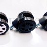 Колесная опора D60мм штифт двойная, без тормоза арт. ML-60mm