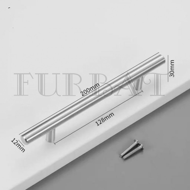 Мебельная ручка рейлинговая арт.2302-12mm