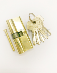 Цилиндровый механизм ключ-ключ арт. N705F золоченная