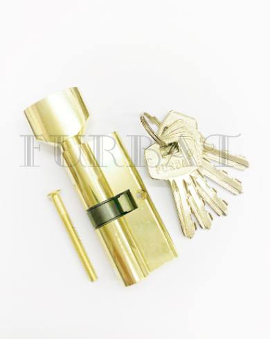 Цилиндровый механизм,   ключ-вертушкаN705FB золото