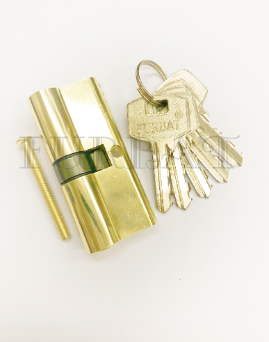 Цилиндровый механизм, ключ-ключ-N605F-золото 